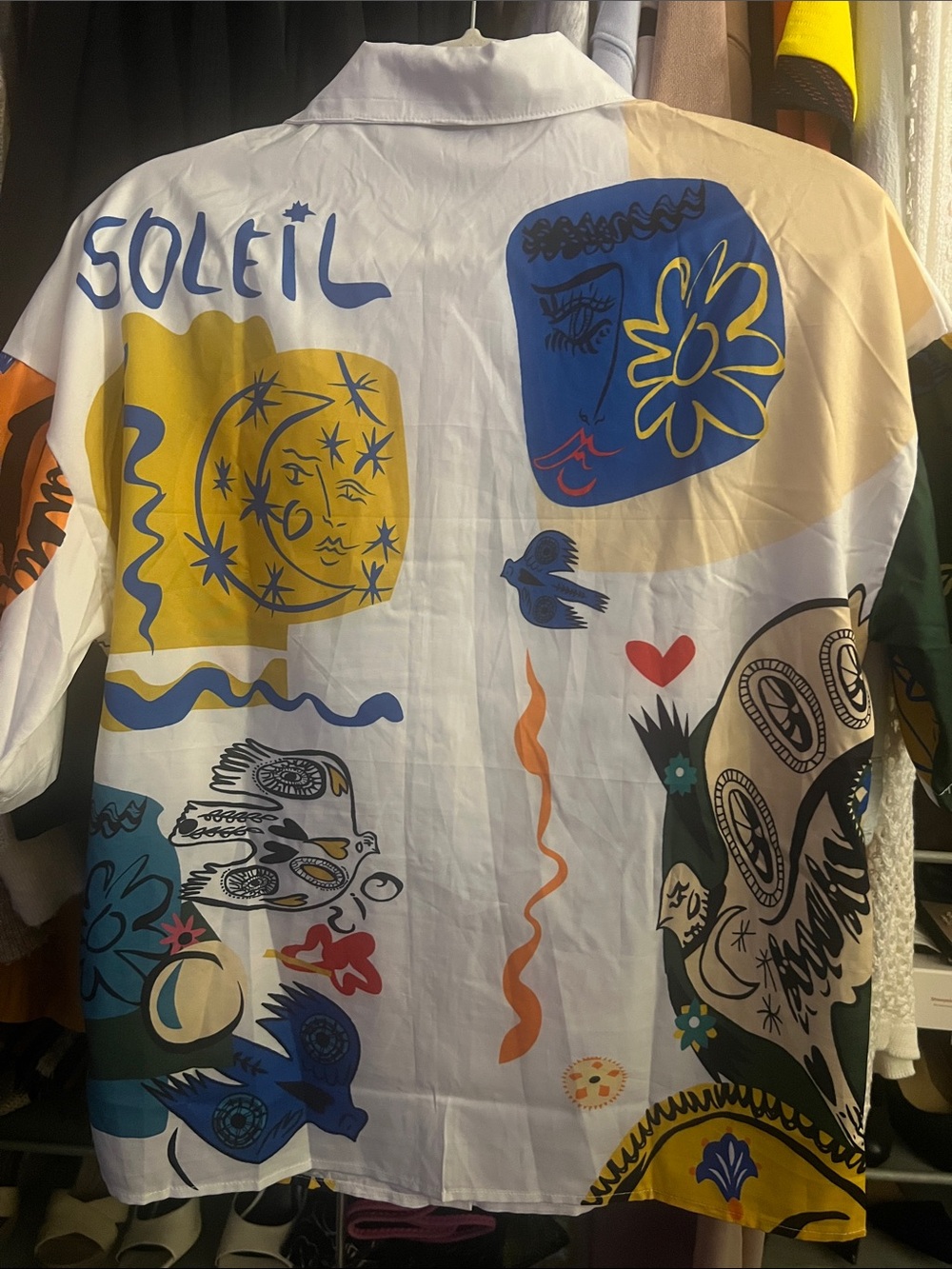 MICAS Graphic Button-Up Shirt - Picture 7 of 11